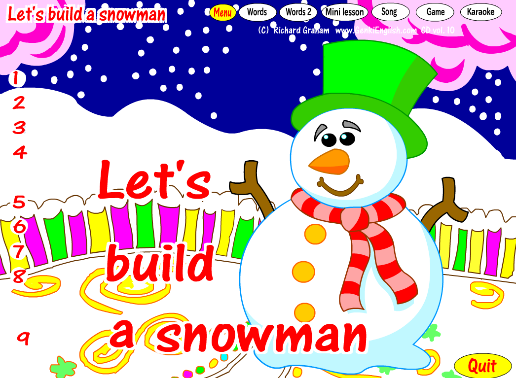 09. Let's build a snowman