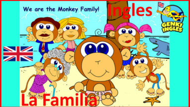 La familia mono - Inglés para niños